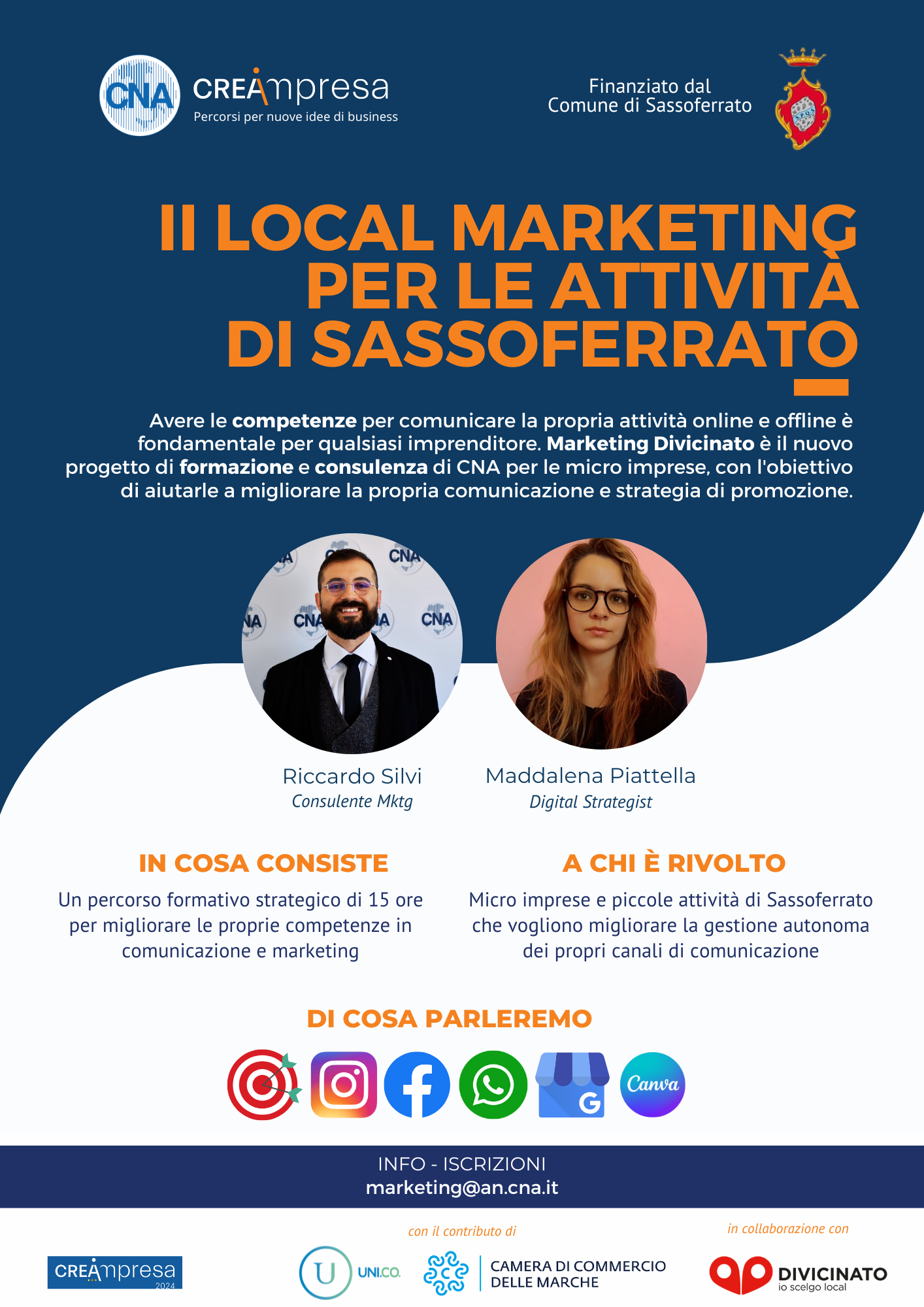  CNA e Comune di Sassoferrato presentano il progetto “Marketing Divicinato” a supporto del commercio