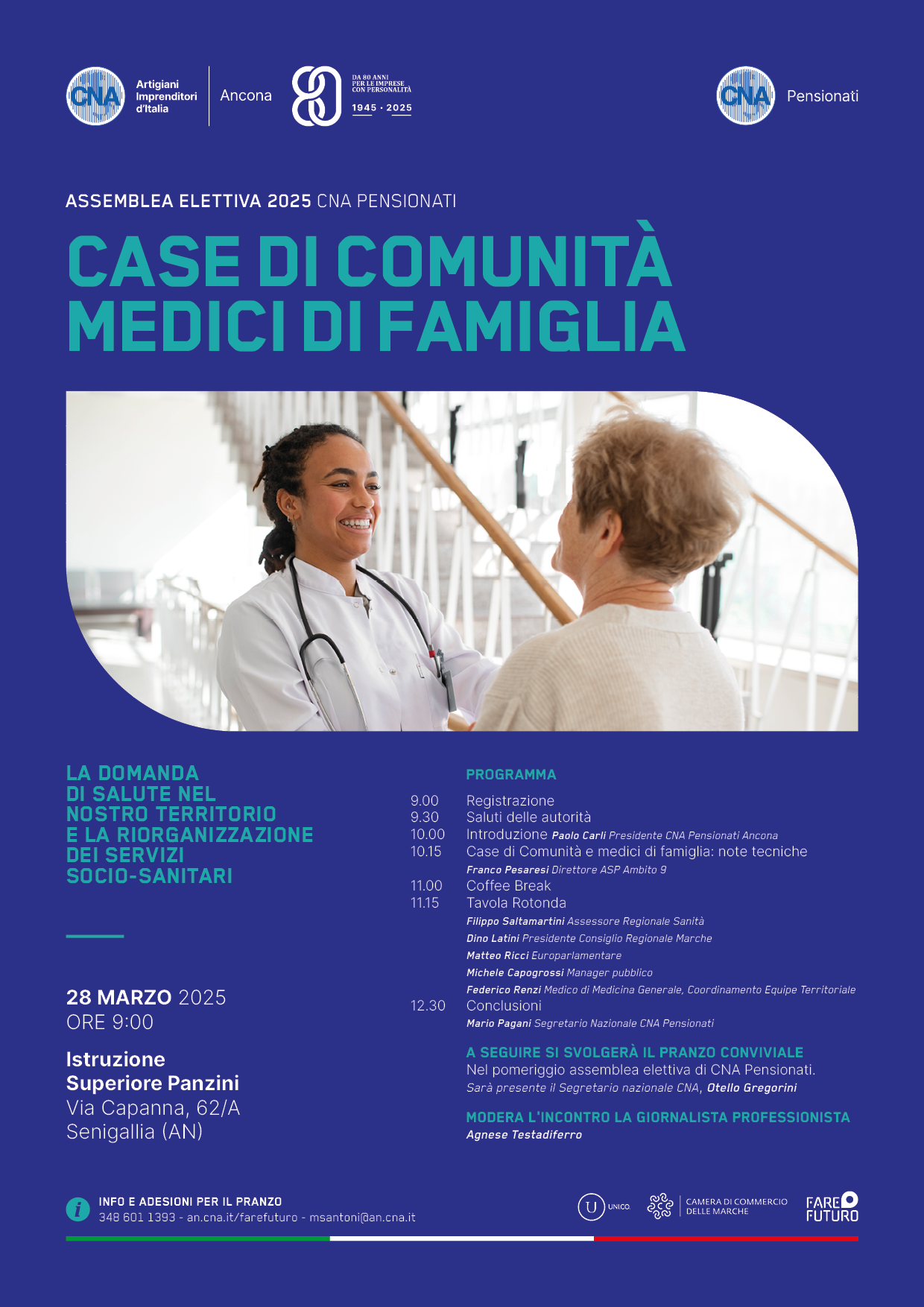  I pensionati CNA a congresso parlano di “Case di comunità e medici di famiglia”