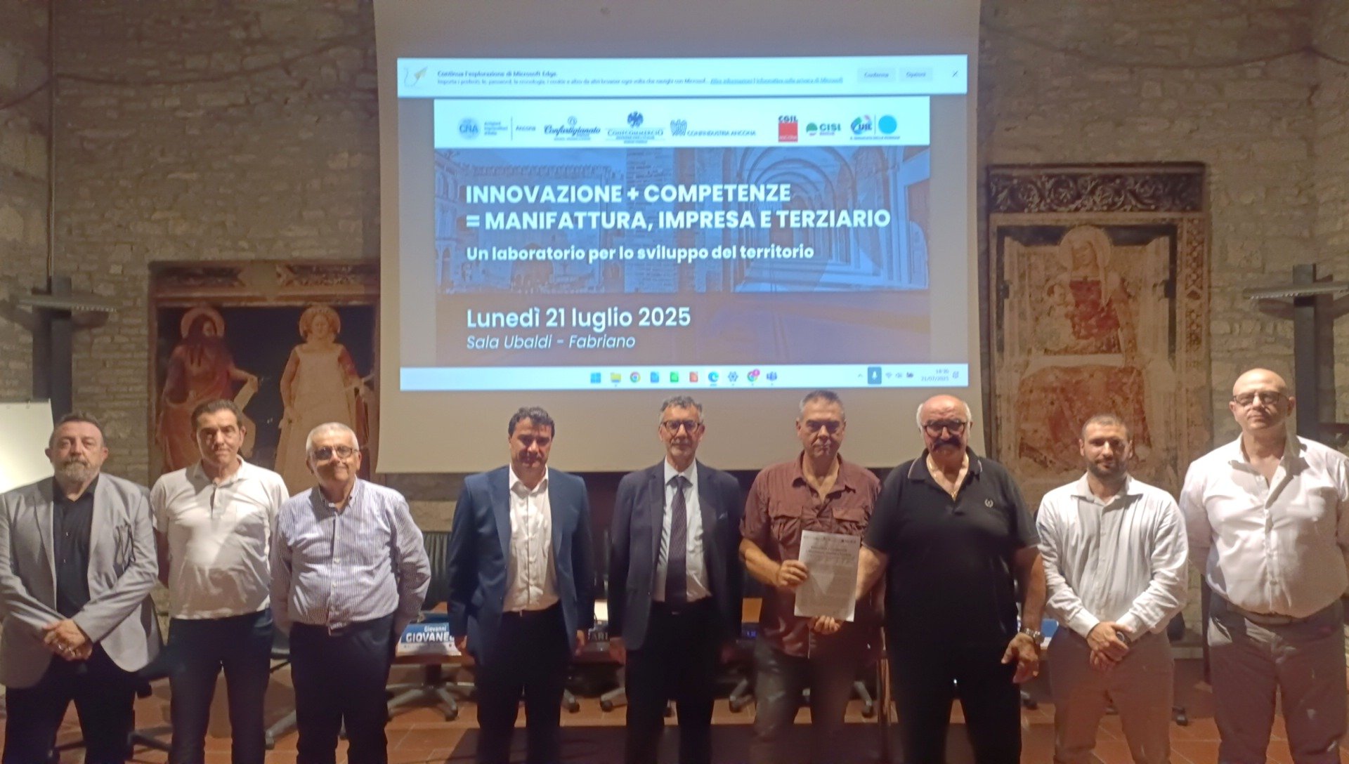  Patto tra parti economiche e sociali per restituire a Fabriano il suo ruolo guida