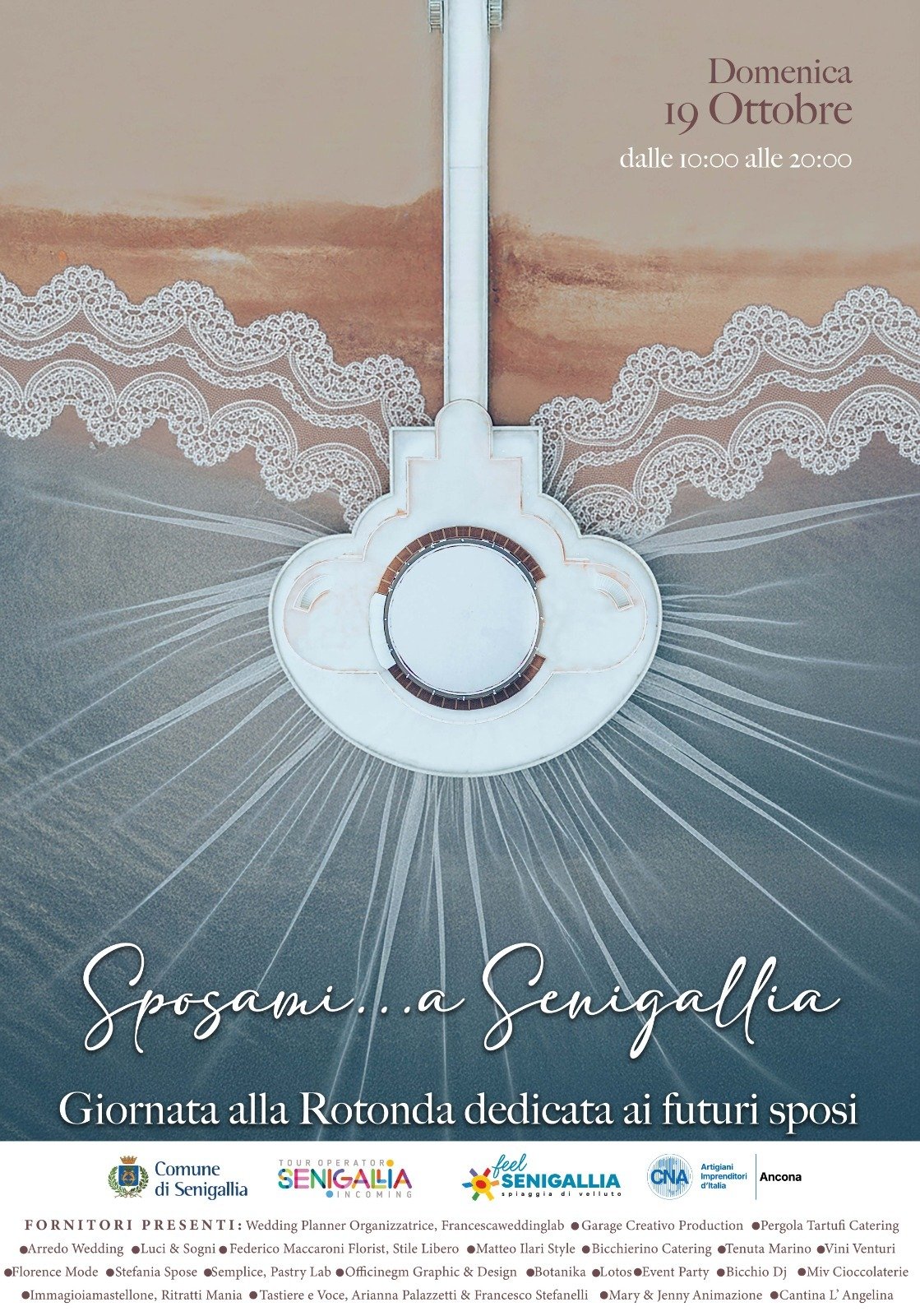 “Sposami… a Senigallia”. Alla Rotonda artigianato, esperienze e stile per un matrimonio da sogno