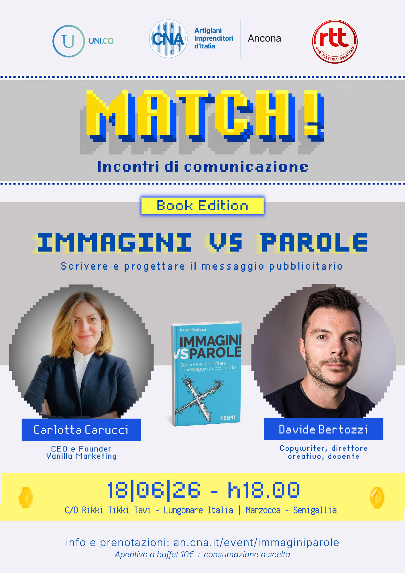  Parole o immagini: chi vince nell’era dell’AI? Il 18 giugno a Senigallia torna Match!