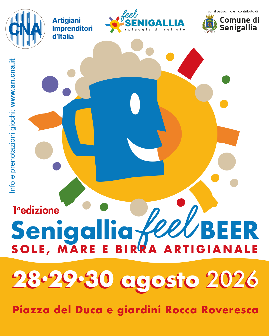  Senigallia Feel Beer, il nuovo festival CNA dedicato alla birra artigianale marchigiana